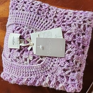 Anthropology Augden Sweater Handmade xs size Scoop Neck Lilac Color